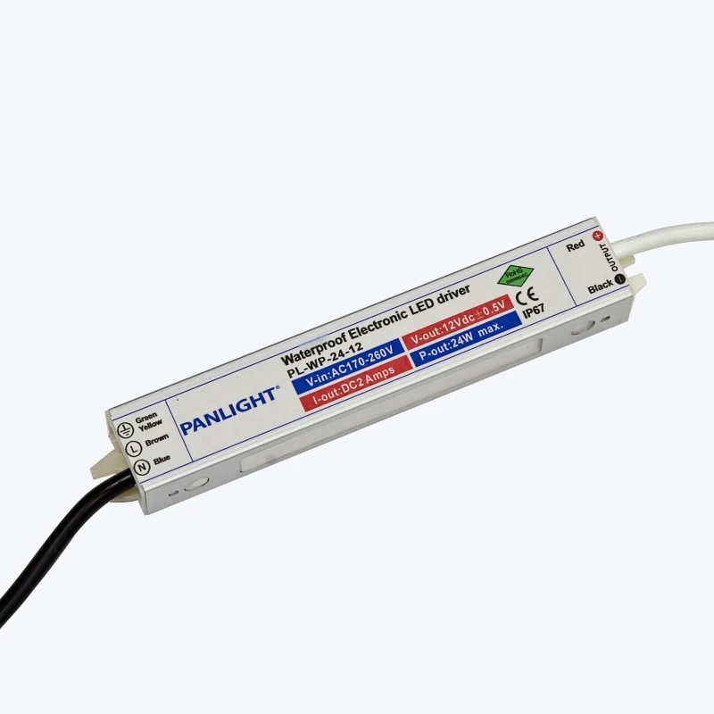 Transformator banda LED 12V 2A 24W IP67 PL-WP-24-12 PANLIGHT-1
