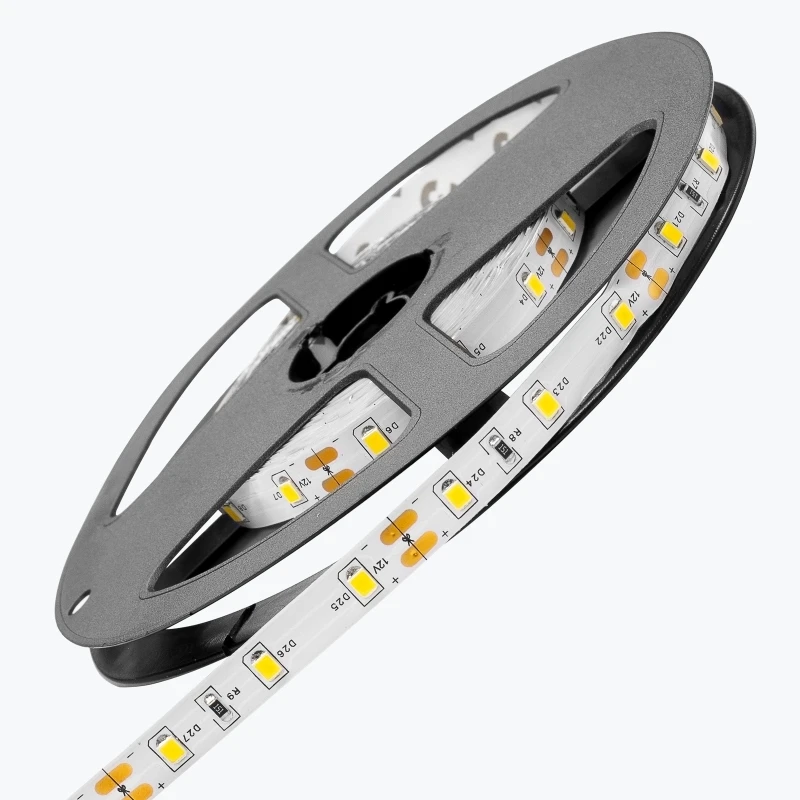 Светодиодная лента PL-2835B60WW-12, IP-20,12V,4,8W/m,3000-3500K,60led/m,5m PANLIGHT-1