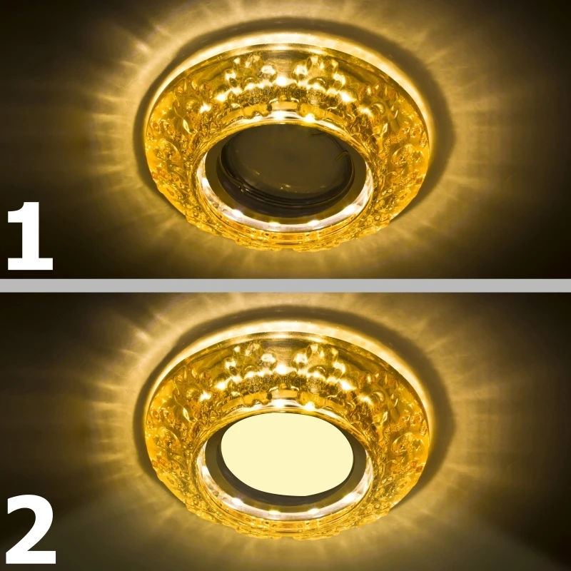 Встраиваемый светильник с подсветкой LED PL-100GC3W6-2