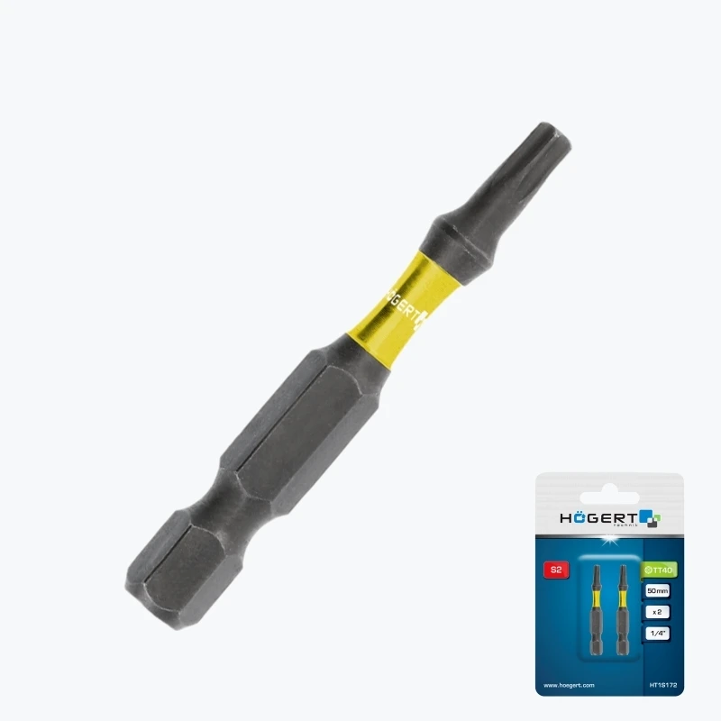 Бита ударная TORX TT25, 50 мм 2 шт. HT1S168 HOEGERT-1