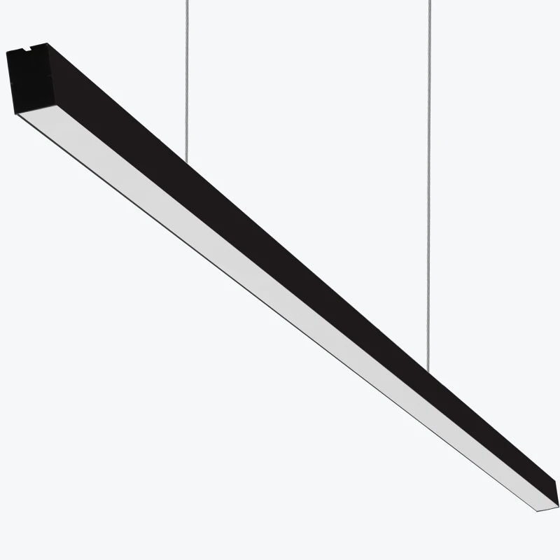 Corp de Iluminat LED Liniar 5075 negru 160W/4000mm 4000K-1