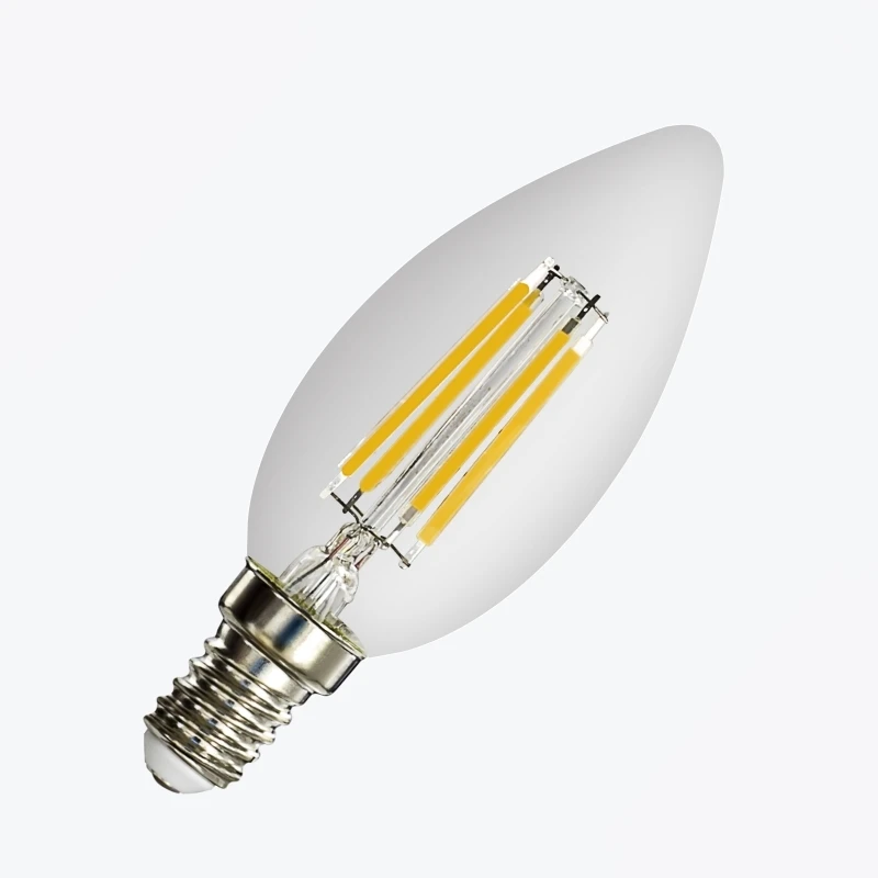 Bec LED filament PANLIGHT C37 5W 520Lm E14 2700K PL-CAF50142-1