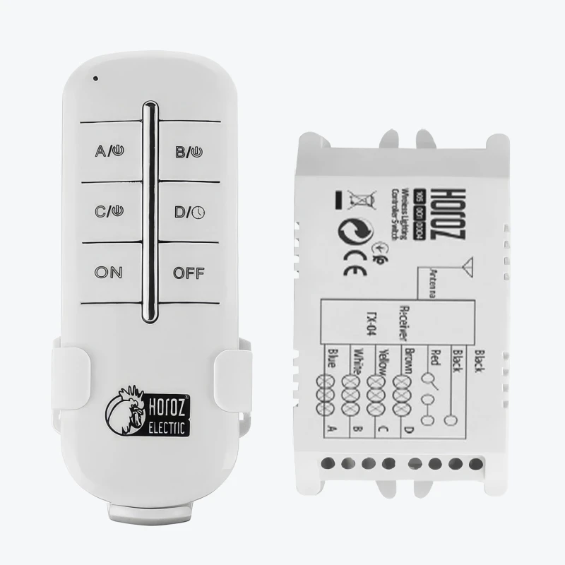 Întreruptor cu telecomandă Controller - 4 CH 1000 W 220-240V 105-001-0004-1
