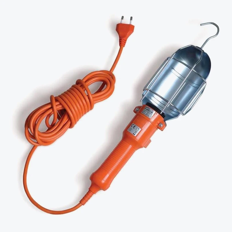 Переносной светильник max.60W E27 5M оранжевый OS-KAN527-24-1