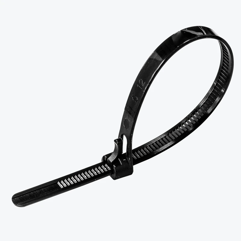 Кабельные стяжки нейлоновые многоразовые 8.5x500mm черные 1штука PANLIGHT-1