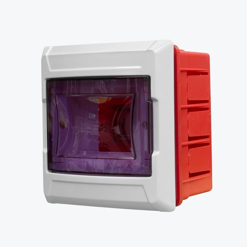 Cutie pentru 4 automate incastrata IP40 alba 66 041 00 AY-KA-1
