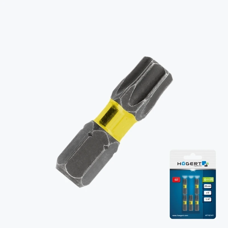 Бита ударная TORX TT35, 25 мм 5 шт. HT1S141 HOEGERT-1