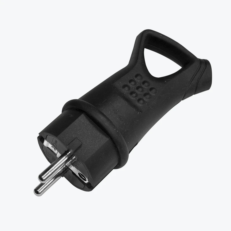 Fisa euro unghiulara cu inel cauciuc 230V 2P+PE 16A IP44 RPS-017-16-230-44 EKF PROxima-1