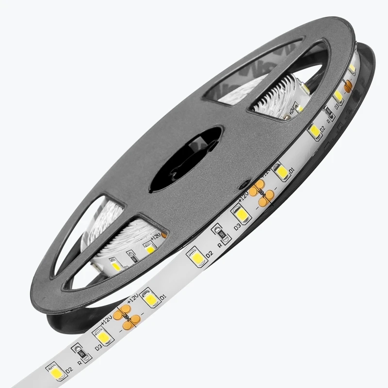 Светодиодная лента PL-2835PW60-12, IP-20,12V,7,2W/m,5500-6500K,60led/m,5m PANLIGHT-1