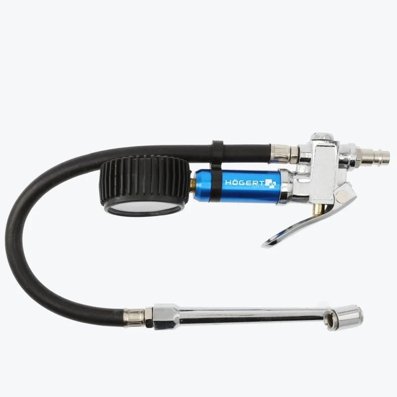 Pistol de pompare cu manometru HT4R758 HOEGERT-1