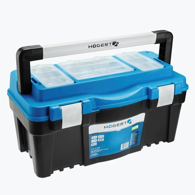 Boxa din plastic pentru instrumente 22, organizator detasabil HT7G064 HOEGERT-1