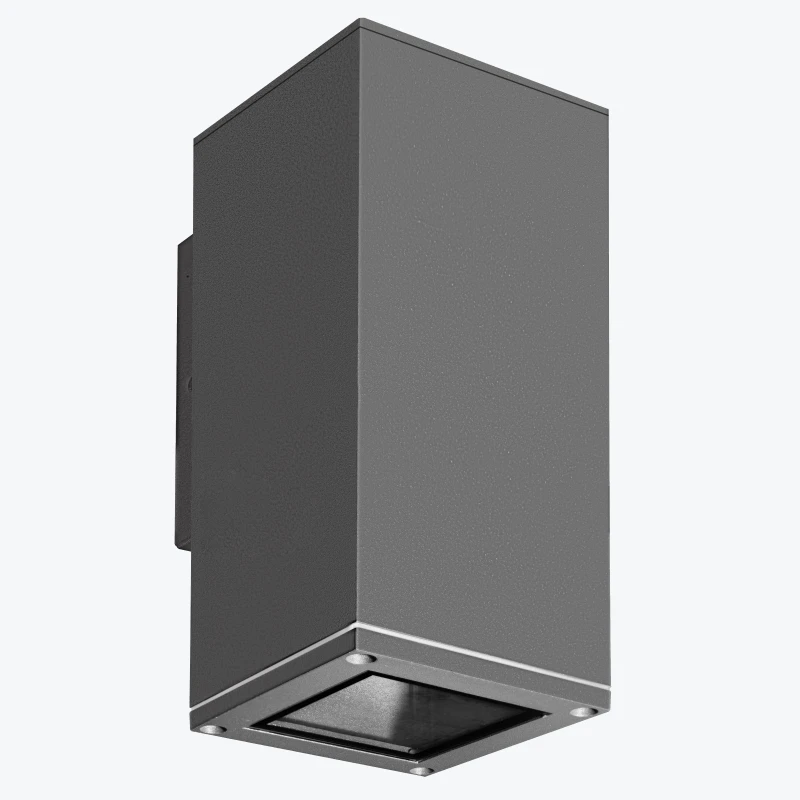 Фасадный светильник max.2x35W GU10 IP44 130x90x200mm серый PL-12552P PANLIGHT-1