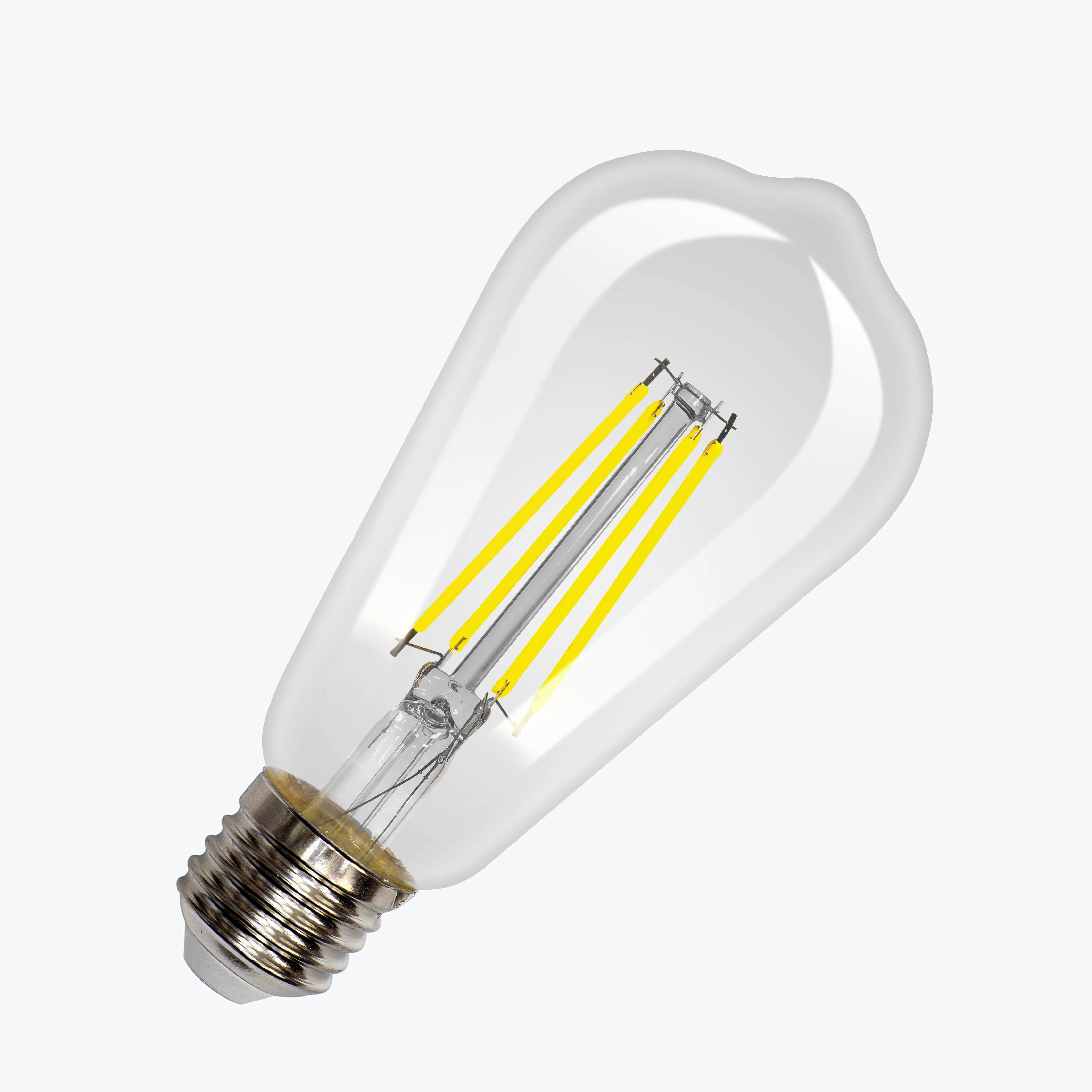 Светодиодная лампа филамент ST64 8W 4000K E27 880 Лм PL-ST64F8W PANLIGHT-1