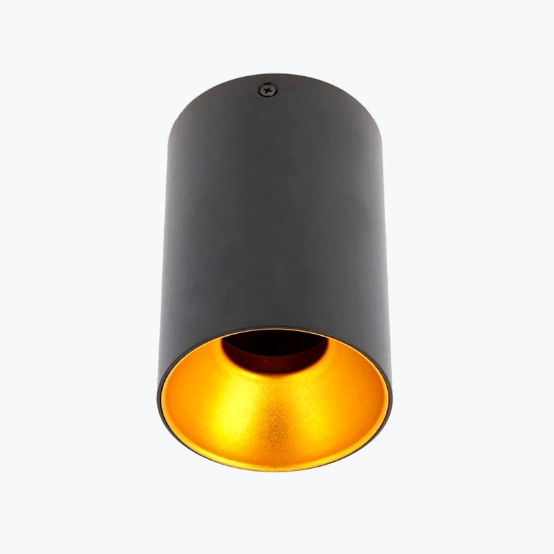 Corp de iluminat AERO max.20W 70X100 IP20 rotund negru OS-AER20W-00-1