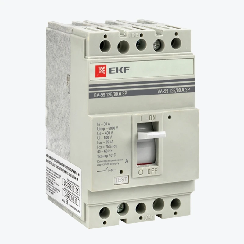 Întrerupator automat BA-99 125/80А 3P 25кA EKF PROxima-1