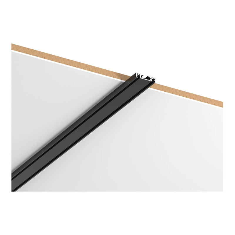 Șină magnetică aplicată negru L1000*W26*H6mm PANLIGHT ULTRA SLIM PL-1TLRS-BK-2