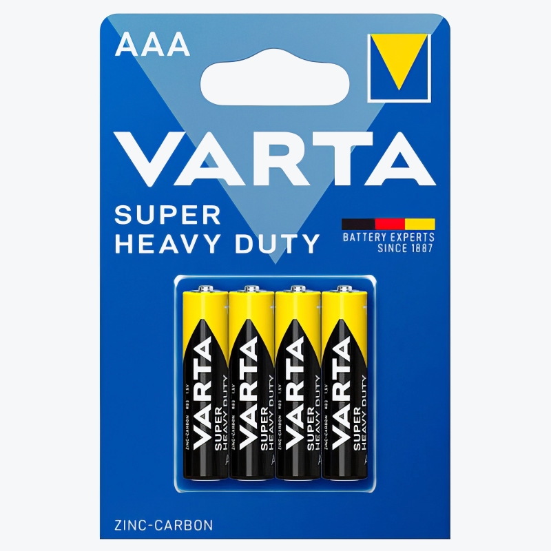 Батарейки VARTA MICRO SUPERLIFE AAA Zinc Carbon 4 шт.-1