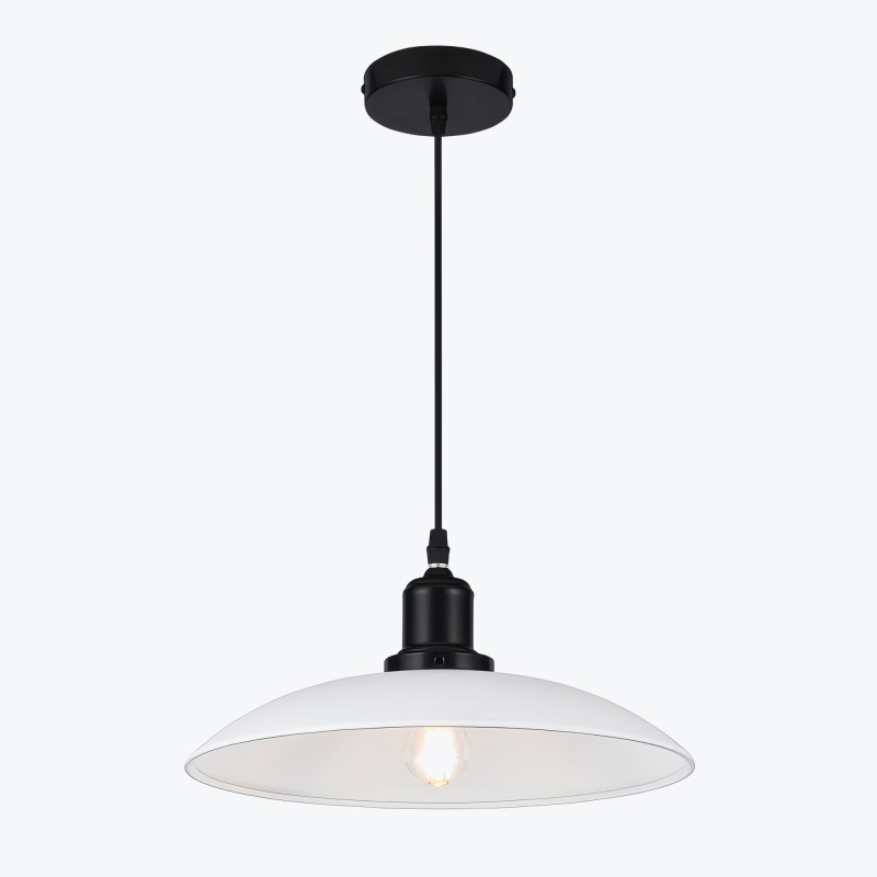 Светильник подвесной HORIZON 4499 1*E27 IP20 D32cm белый OS-HORI-00-DEC-1