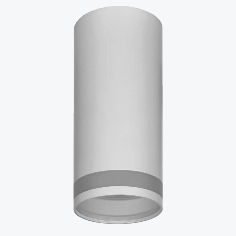 Точечный накладной светильник GU10 круглый белый 56x100mm IP20 PL-23016W-1