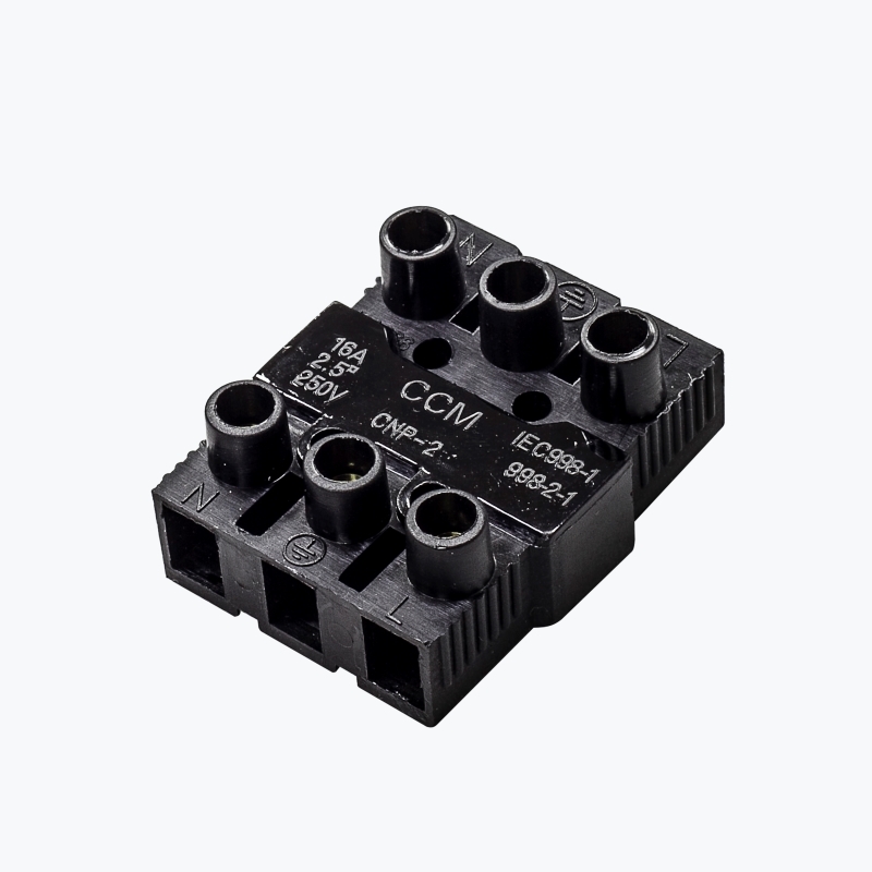 Разъём папа-мама CNP-2 4мм² 3P 16A IP20-1