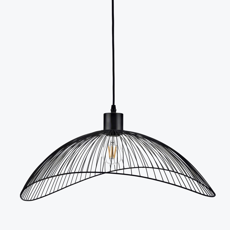 Светильник подвесной RETO1 4137 1*E27 IP20 D40cm черный OS-RETO1-10-DEC-1