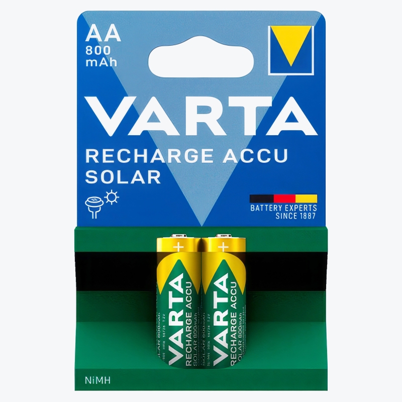 Аккумуляторные батарейки VARTA MIGNON RECHARGEABLE ACCU AA 800 mAh 2 шт.-1