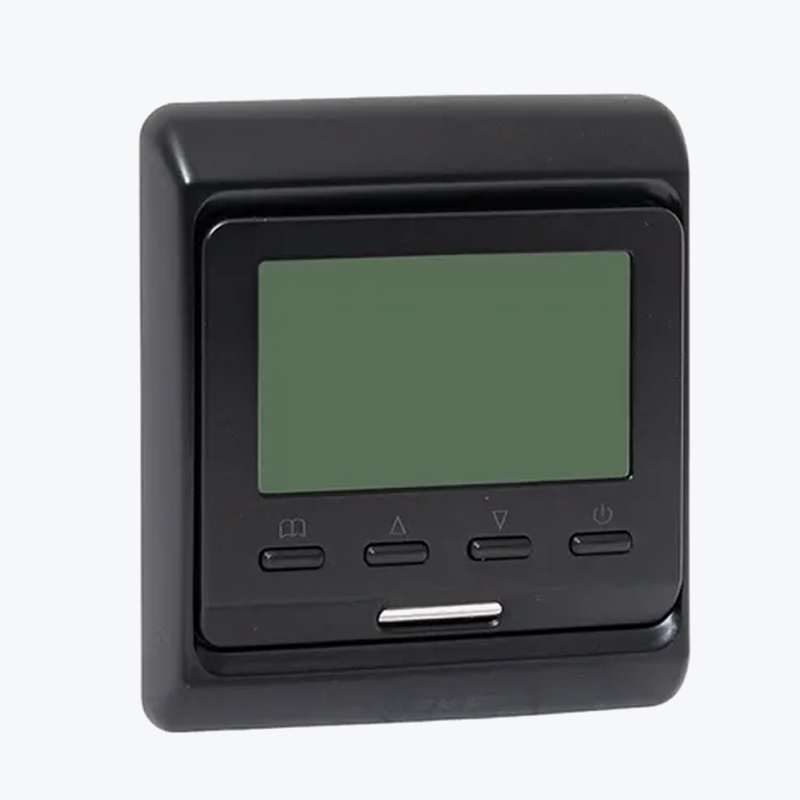 Termostat digital pentru încălzire prin pardoseală negru 16A 230V EKF-1