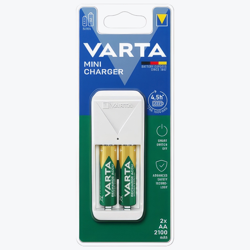 Зарядное устройство для аккумуляторов VARTA 2XAA2100 mAh-1