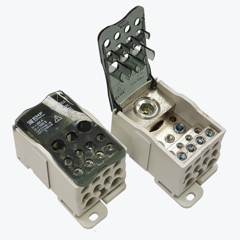 Bloc de distribuție pe sina DIN KBR-250A plc-kbr250 EKF PROxima-1