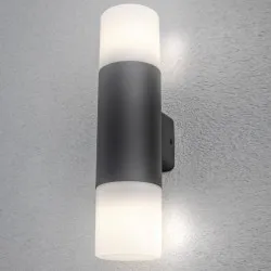 Lampa de gradina bra CORTA-AUD max.25W 2XE27 IP44 grafit OS-CORDUA-30