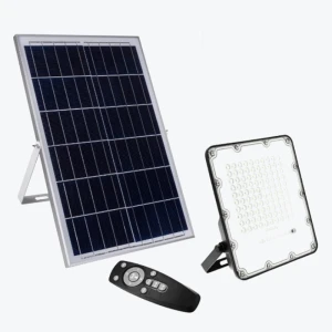 Projector LED solar cu telecomanda BRAVOS 150W 1500LM IP65 6400K LD-BRAVOS150W-64