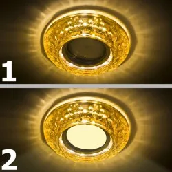 Встраиваемый светильник с подсветкой LED PL-100GC3W6