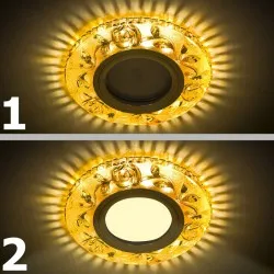 Встраиваемый светильник с подсветкой LED PL-6SZ27