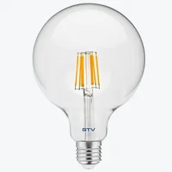 Светодиодная лампа шар филамент G125 8 Вт E27 (4000K)