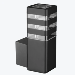 Фасадный светильник E27 max.10W IP44 90x90x120x210 черный PL-15341P PANLIGHT