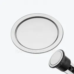 Крышка и кольцо для удлинителей ELITE Ø 100 хром GTV AE-CAP100-40