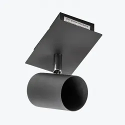 Corp de iluminat VENETO GU10 max.20W IP20 rotund negru OS-VEN20WO1-10