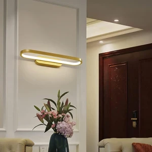 Aplica LED 16W 1350Lm 3000K/4500K/6000K auriu PL-22403BG-thumb-3