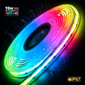 LED лента COB RGBIC 24V 12mm 19W 720led/m IP67 5m PL-COBRGB720IC-24E PANLIGHT