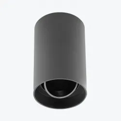 Corp de iluminat RESTO d80X125mm IP20 max 20W rotund negru OS-RST80125OK1-00