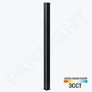 Настенный светильник 18 W 3CCT, бра линейное 90см в черном корпусе IP20 LED 900x36x30mm PL-25090B