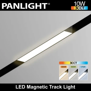 Proiector LED 10W 3CCT liniar Mat, Magnetic Alb 48V Ultra Slim, 230mm, PL-10MTB3CCT-WH PANLIGHT
