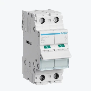 Separator de sarcină Hager 2P 40A 2M SBN240
