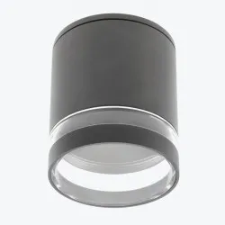 Потолочный светильник алюминий уличный RIVEN 102X120mm IP54 max.35W круглый графит OS-RIV102OKG-30