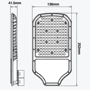 Corp de iluminat stradal LED PL-SLT-30CW 30W IP65 120lm/W 6500K PANLIGHT-thumb-3