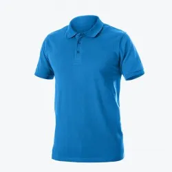 Хлопковая футболка- поло TOBIAS синий M (50)