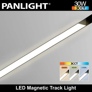 Proiector LED 30W 3CCT  liniar Mat, Magnetic Alb 48V Ultra Slim, 915mm, PL-30MTB3CCT-WH PANLIGHT