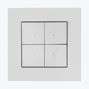 Controler WiFi Simon 55 GO cu buton Alb Mat max 30 scene, 230V TEK1W.01/111-thumb-2