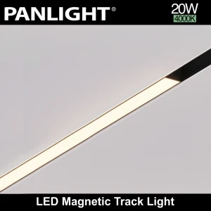LED liniar mat magnetică negru 20W,4000K,DC 48V,615MM,PANLIGHT ULTRA SLIM PL-20MTB-BK