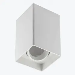 Corp de iluminat RESTO 80X80X125mm IP20 max 20W patrat alb OS-RST8080KW1-10